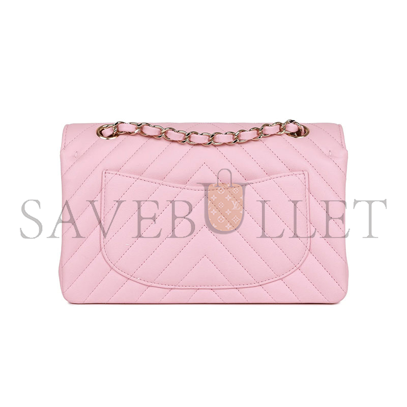 CHANEL SMALL CHEVRON CLASSIC DOUBLE FLAP 1192140 (23*13*6cm)