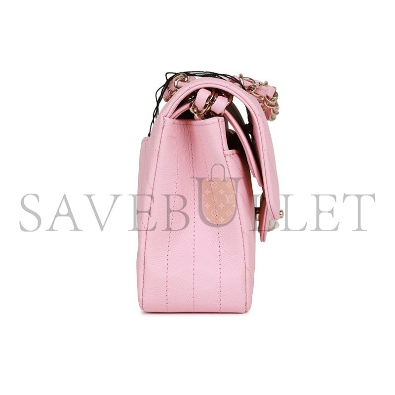 CHANEL SMALL CHEVRON CLASSIC DOUBLE FLAP 1192140 (23*13*6cm)