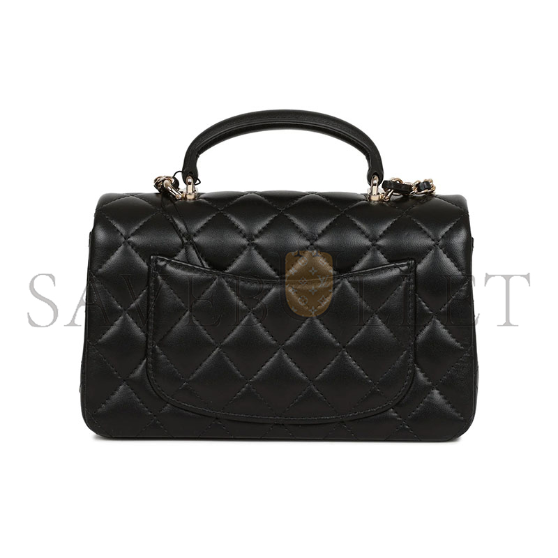 CHANEL MINI FLAP BAG WITH TOP HANDLE AS2431 (22*15*8cm)