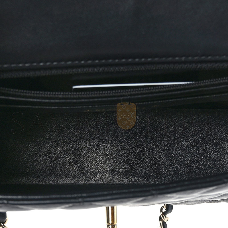 CHANEL LAMBSKIN QUILTED MINI FLAP BAG 1242244 (20*12*6cm)